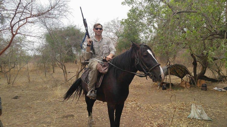 Aaron on a horse. 